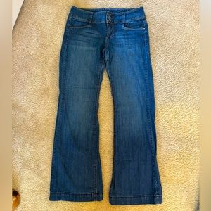 White House Black Market Wide Leg Jeans
